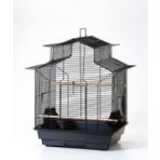 Qh Pet Kafes Papağan Çin Çatılı Beyaz 47x36x62