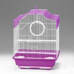 Qh Pet Kuş Kafesi 30X23x39 Cm Mor H89102-R Kanarya Muhabbet Kuşu İçin