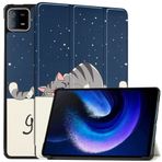 QINOUK Xiaomi Pad 6S Pro için Kılıf, [Stand Özelliği] Otomatik Uyku Uyandırmalı Ultra İnce Akıllı Kapak, PU ve PC Çizilmez Koruyucu Kılıf, Xiaomi Pad 6S Pro için-2