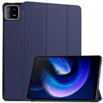 QINOUK Xiaomi Pad 6S Pro için Kılıf, [Stand Özelliği] Otomatik Uyku Uyandırmalı Ultra İnce Akıllı Kapak, PU ve PC Çizilmez Koruyucu Kılıf, Xiaomi Pad 6S Pro için-Mavi