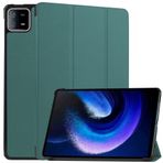QINOUK Xiaomi Pad 6S Pro için Kılıf, [Stand Özelliği] Otomatik Uyku Uyandırmalı Ultra İnce Akıllı Kapak, PU ve PC Çizilmez Koruyucu Kılıf, Xiaomi Pad 6S Pro için-Yeşil