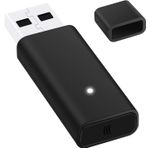 QIQIAZI Xbox One Controller için kablosuz adaptör, PC Windows 10 ile uyumlu, USB kablosuz oyun alıcısı, PC dizüstü bilgisayarlar ve tabletler için