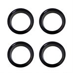 Qirty 4 ADET Masa Gromet Delik Çapı 1,4 inç (35 mm) ABS Kablo Delik Kapağı PC Bilgisayar Masası Plastik Gromet Kablosu, Kablo Deliği Kapağı Düzenleyiciler