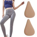 QIUMING Cameltoe tabanlık, deve burnu slip, camel toe kapatıcı, kendinden yapışkanlı silikon koruma, görünmez, tekrar kullanılabilir, kadınlar için mayo, külotlu çorap, yoga pantolonu, bikini, ten