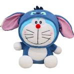 Qiusuo 40 cm Doraemon Bebek Bebek Çilek Ayı Peluş Oyuncak Kadınlar Için Doğum Günü Hediyesi (Yurt Dışından) - Açık Mavi