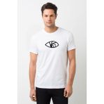 Qivi A Series Of Unfortunate Events Eye Baskılı Beyaz Erkek Örme T-shirt