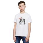 Qivi Aerosmith Hard Rock Rock And Roll Baskılı Unisex Çocuk Beyaz T-shirt