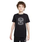 Qivi American Moto Riders Club Baskılı Unisex Çocuk Siyah T-shirt