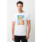 Qivi Anime Naruto Asialogy Baskılı Beyaz Erkek Örme Tshirt