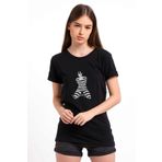 Qivi Anime One Punch Man Baskılı Örme Siyah SFK0651KDNTS T-shirt