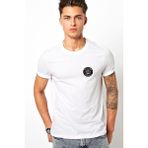 Qivi Avenged Sevenfold A7x Baskılı Beyaz Erkek Örme T-shirt