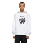 Qivi BGA1006-ERKKP Baskılı Erkek Beyaz Sweatshirt