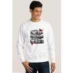 Qivi BGA1142-ERKSW Beyaz Erkek Sweatshirt