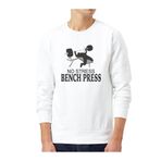 Qivi BGA1503-ERKSW Baskılı Erkek Beyaz Sweatshirt
