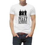 Qivi Blinders Tommy Shelby By Order 095 Baskılı Beyaz Erkek T-shirt