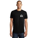 Qivi BTS Suga 93 Baskılı Siyah Erkek Örme T-shirt