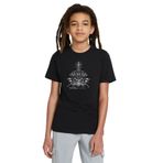 Qivi Burn The World Elin Bell Baskılı Unisex Çocuk Siyah Sweatshirt