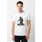 Qivi Call Of Duty Advanced Warfare Baskılı Beyaz Erkek Örme Tshirt - XS