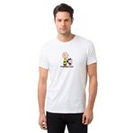 Qivi Charlie Brown And Snoopy By Snoopy Baskılı Beyaz Erkek Örme T-shirt