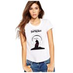 Qivi Chilling Adventures Sabrina Poster Kadın Beyaz T-shirt