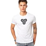 Qivi Counter Strike Global Baskılı Beyaz Erkek T-shirt