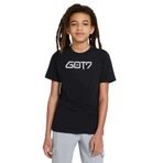 Qivi Cs Go Hard Baskılı Unisex Çocuk Siyah T-shirt