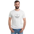 Qivi Depeche Mode Baskılı Beyaz Erkek T-shirt