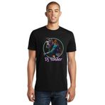 Qivi DJ Yonder Baskılı Siyah Erkek Örme T-shirt