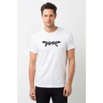 Qivi Dragonforce Logo Baskılı Beyaz Erkek T-shirt