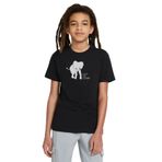 Qivi Filt Baskılı Siyah Erkek Çocuk T-shirt