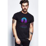 Qivi Fortine Battle Royale Baskılı Siyah Erkek Örme T-shirt