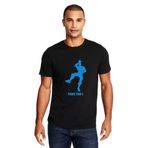 Qivi Fortnite Take The L Baskılı Siyah Erkek Örme T-shirt