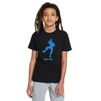 Qivi Fortnite Take The L Baskılı Unisex Çocuk Siyah T-shirt