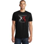 Qivi G O T House Connington Baskılı Siyah Erkek Örme T-shirt