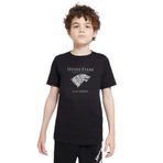 Qivi G O T House Stark Baskılı Unisex Çocuk Siyah Sweatshirt