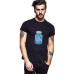 Qivi Juvia From Fairy Tail Baskılı Siyah Erkek Örme T-shirt