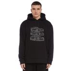 Qivi Legendary Jdm Crew Nissan Skyline R34 Baskılı Siyah Erkek Uzun Kol Örme Sweatshirt