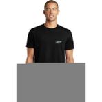 Qivi Leon Far Baskılı Siyah Erkek Örme T-shirt