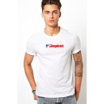 Qivi Limp Bizkit Logo Baskılı Beyaz Erkek T-shirt