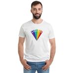 Qivi Lucifer Rising Baskılı Beyaz Erkek T-shirt