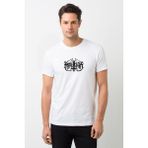 Qivi Marduk Logo Baskılı Beyaz Erkek T-shirt