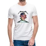 Qivi Metallica Album Hardwired To Self Destruct Baskılı Beyaz Erkek Örme Tshirt - XS