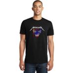 Qivi Metallica Concert Sioux Falls Rock Metal Baskılı Siyah Erkek Örme T-shirt