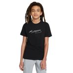 Qivi Mustafa Kemal Atatürk İmza Baskılı Siyah Unisex Çocuk T-shirt