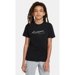 Qivi Mustafa Kemal Atatürk Imza Baskılı Unisex Çocuk Siyah Tshirt - 7 - 8 Yaş