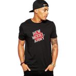 Qivi New Model Army Baskılı Siyah Erkek Örme T-shirt