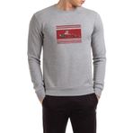 Qivi Niki Lauda Formula Baskılı Gri Erkek Örme Sweatshirt Uzun Kol BGA2342-ERKSW, S