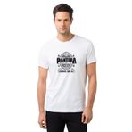 Qivi Pantera Stronger Than All Baskılı Beyaz Erkek T-shirt