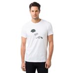 Qivi Peaky Blinders Hat & Razor Blade & Gun Baskılı Beyaz Erkek T-shirt