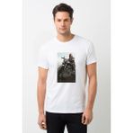 Qivi Pubg Aesthetic Baskılı Beyaz Erkek Örme Tshirt - XL